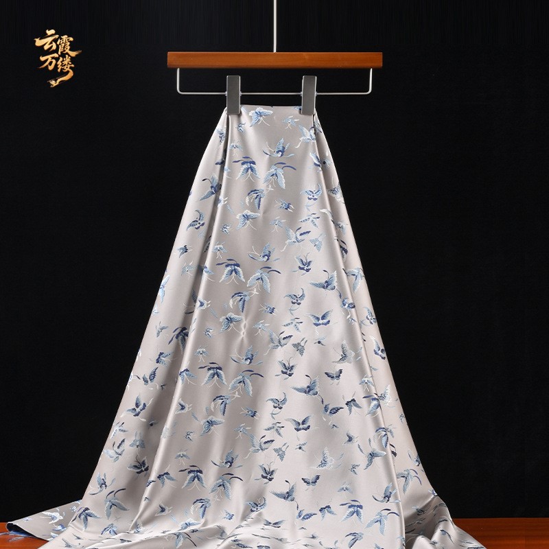 Home Textiles Design - Tkanina z haftem reliefowym, miękki Hanfu,