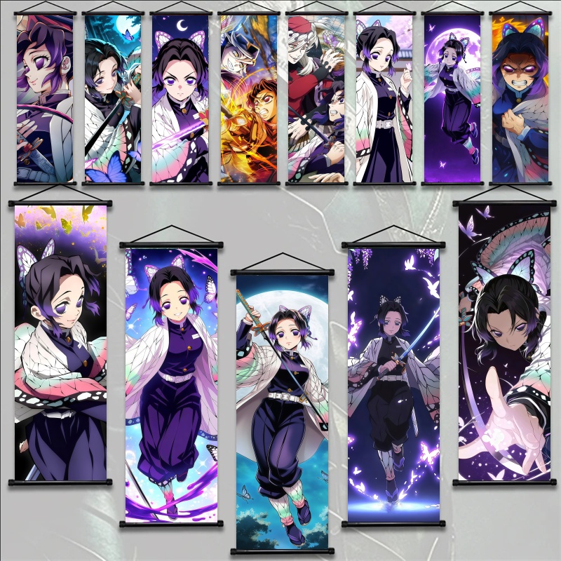 Home Textile - Shinobu Kocho Demon Slayer Artystyczny Zwoj