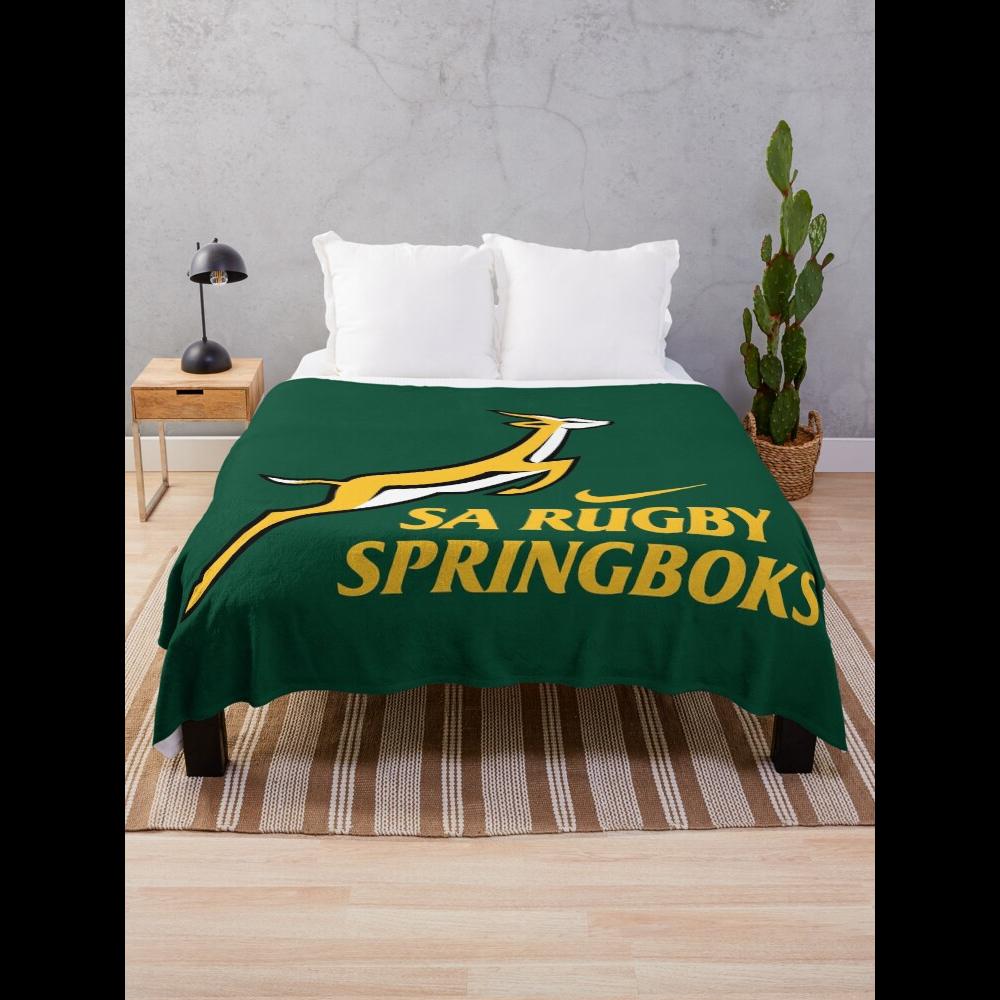 Home Textiles Design - Koc Rugby Springbok Oficjalny wzór drużyny