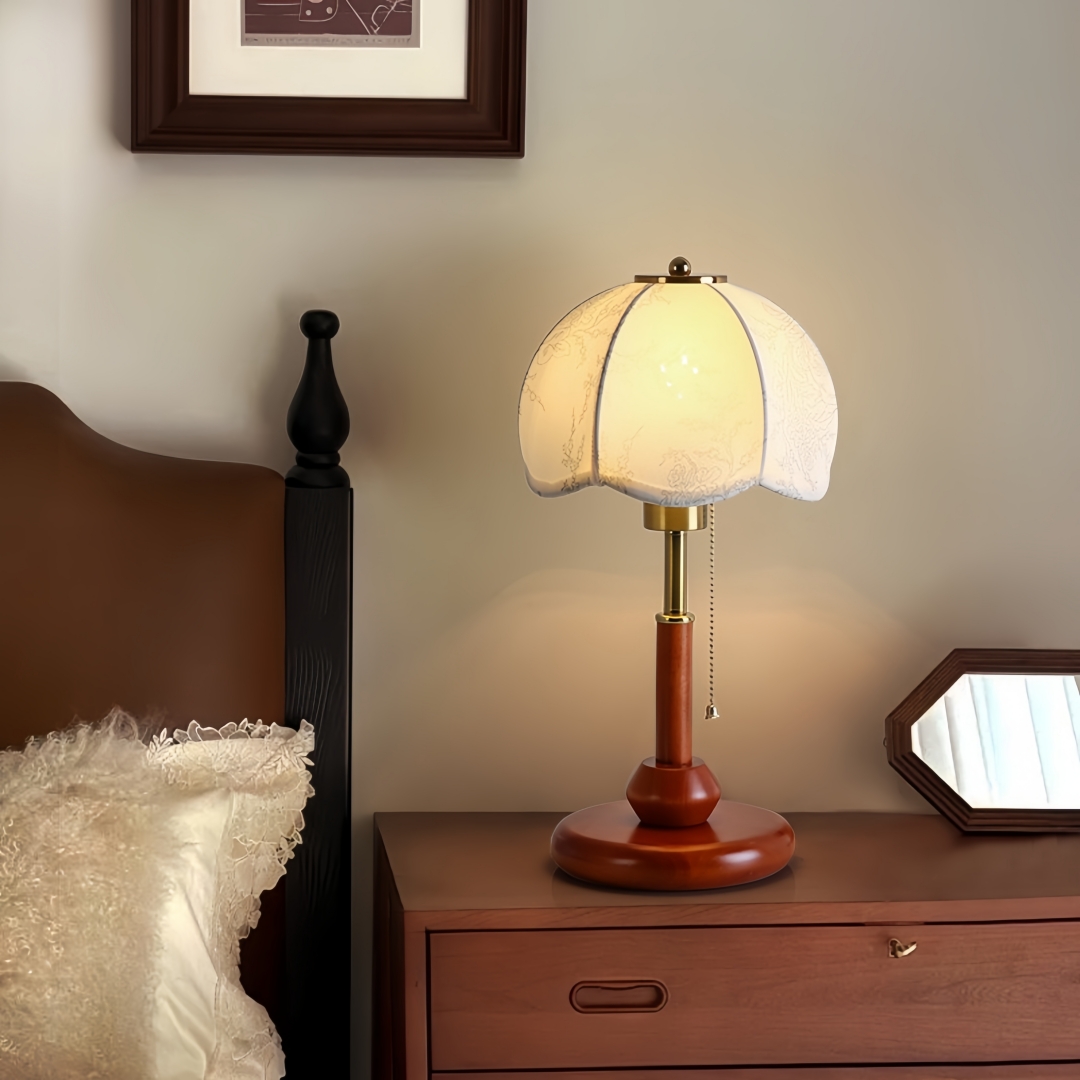 Lampa stołowa w stylu vintage  – Home Textile recenzja i cena