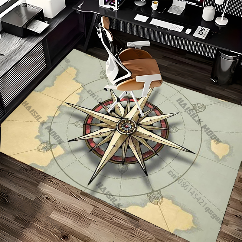 Dywan z motywem kompasu do now – Home Textiles Design recenzja i cena