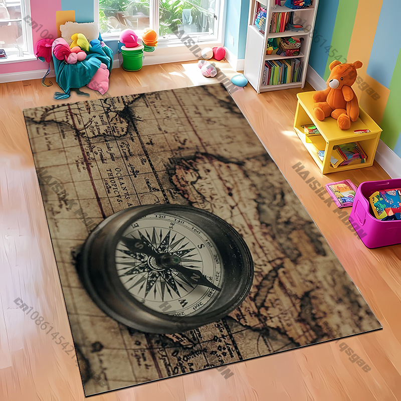 Dywan z motywem kompasu do now – Home Textiles Design recenzja i cena