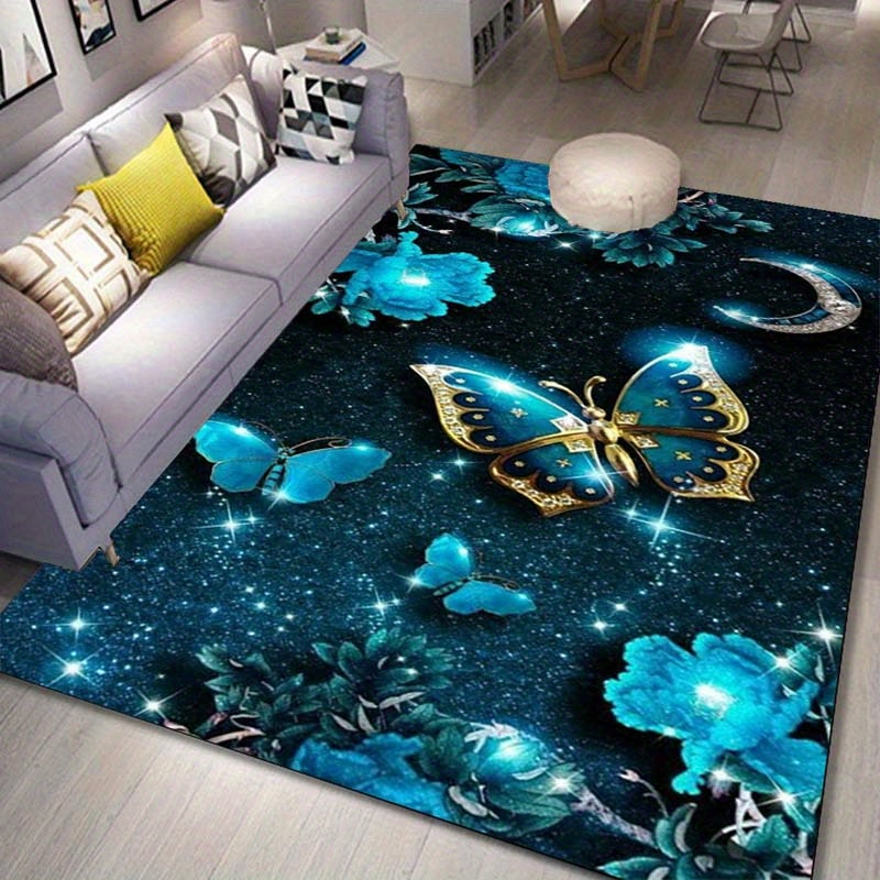 Olśniewający Niebieski Dywan G – Home Textiles Design recenzja i cena