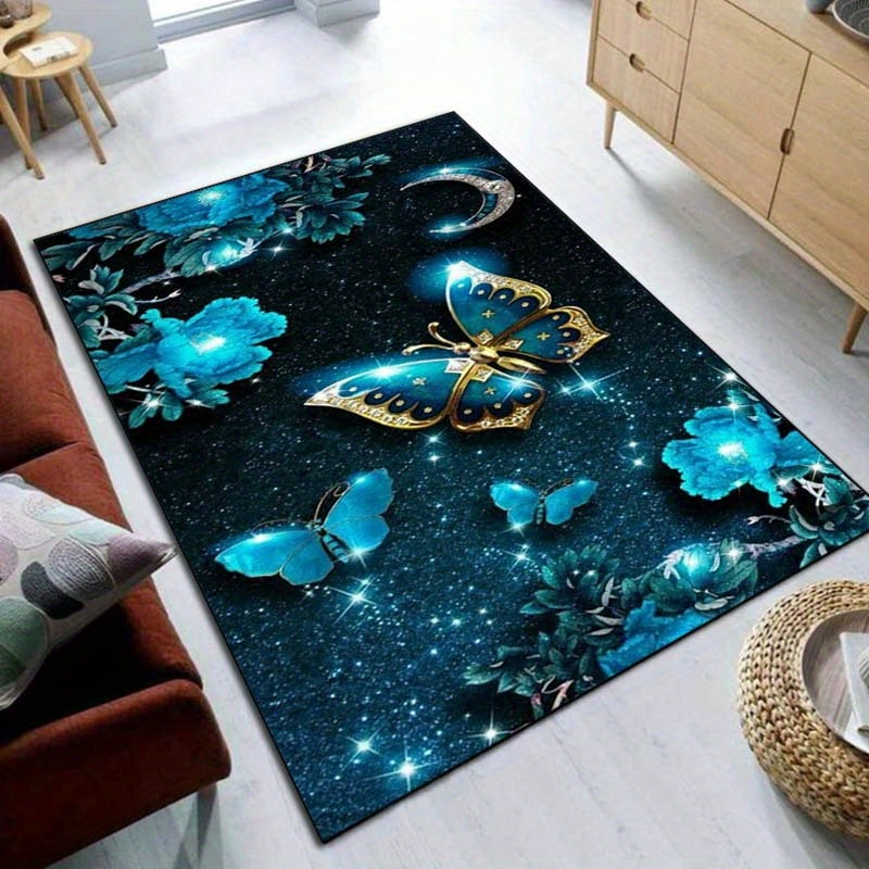 Olśniewający Niebieski Dywan G – Home Textiles Design recenzja i cena