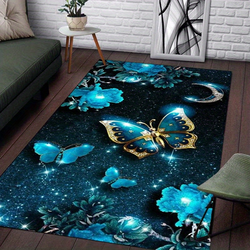 Olśniewający Niebieski Dywan G – Home Textiles Design recenzja i cena